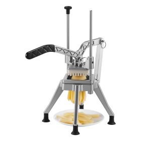 French Fry Cutter, 1/2" Blade Commercial Vegetable Chopper, Lever-Action Vegetable Dicer with Ergonomic Handle