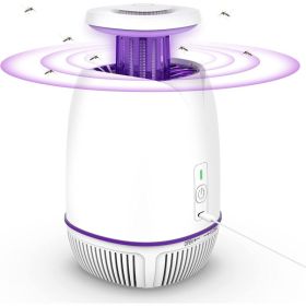 1Pc Plug-in Mosquito Zapper For Summer Max 1076Sq.Feet Range Electric Fly Zapper With 3 Modes Mosquito Killer Lamp For Indoor Outdoor (Option: White)