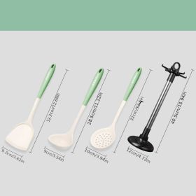 4pcs/5pcs/7pcs Food Grade Silicone Spatula Non-stick Pan Special Cooking Shovel; Kitchen Utensils Set; Household Soup Spoon Leak Spoon; Kitchen T (Quantity: Spatula Set Of 4)