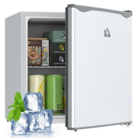 1.1 Cu.Ft Countertop Mini Freezer, Compact Upright Freezer with Removable Shelves, Gray (Option: Gray-510x465x530 mm)